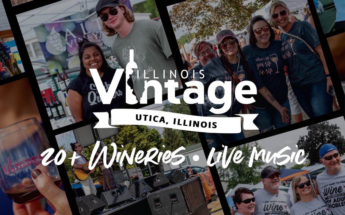 Vintage Illinois wine festival in Illinois